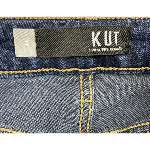 Kut from the Kloth Jeans Womens Size 4 Skinny Dark Wash Denim Stretch Casual - Picture 3 of 13